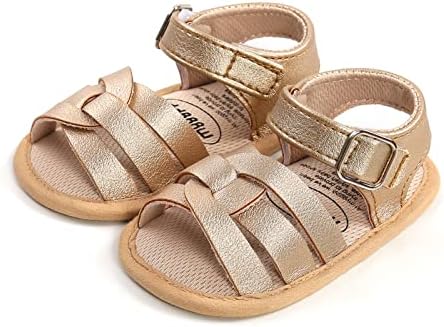RVROVIC BEBÊNE Garotas Meninas sandálias premium macio anti-deslizamento de borracha sola infantil Sapatos ao ar livre