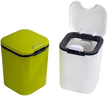 Action-1 2L Bin Plástico sem odor de odor, 5 x 5 x 7 polegadas, branco