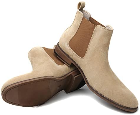 Cestfini masculino Botas de camurça confortável botas casuais chukka no tornozelo para homens