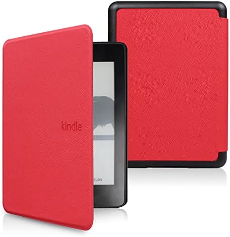 Kindle Paperwhite 11th Gen 2021 Novo capa inteligente de capa dura magnética à prova d'água para 6 polegadas Kindle Paperwhite 5 m2l3ek 2021, vermelho, kindle paperwhite 5