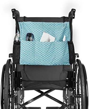 Cadeira de rodas de rodas Caszluição Cadeia de rodas Bolsa Bagada Travel Messenger Backpack Storage Organizador para cadeira de rodas de rodas