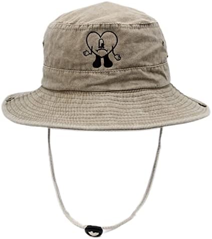 Okidg Verano Merch Hat Hat Bunny Heat Bucket Hat Summer Beach Capinho de pesca larga larga