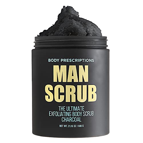 Prescrições corporais Scrub do corpo para Men-4 Pack Ultimate esfoliante esfoliante infundido com aromas variados, lavagem