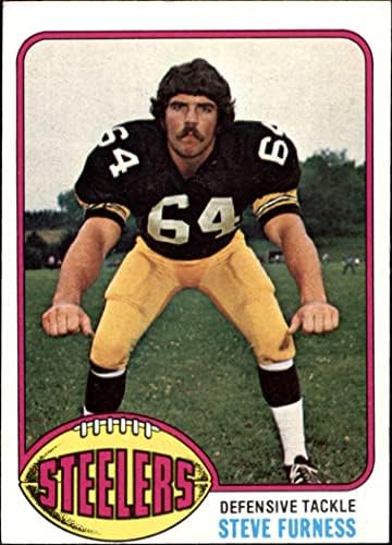 1976 Topps # 341 Steve Furness Pittsburgh Steelers VG/Ex Steelers Rhode Island
