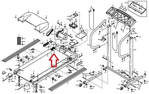 Rolo de tração dianteira 147640 Works W Weslo Proform Theadmill