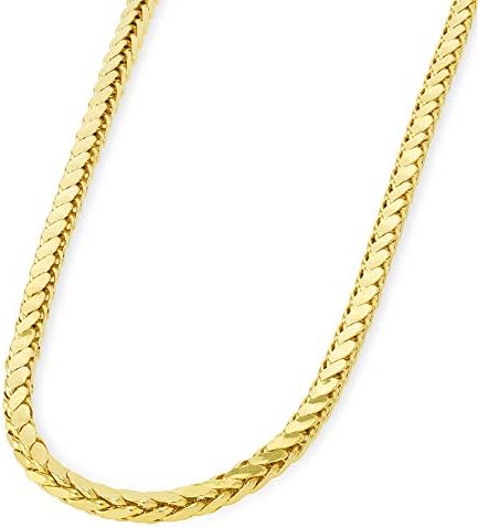 14k de ouro amarelo ou ouro branco 3 mm de 3 mm