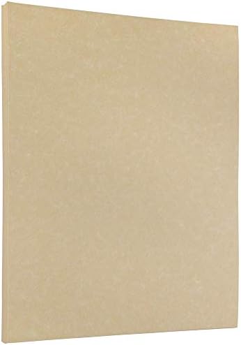 Papel de papel de papel de papel 24lb - 90 gsm - 8,5 x 11 - Salmon Pink Recycled - 50 folhas/pacote