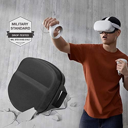 TCN Caso de transporte de proteção rígida para fones de ouvido - Oculus Quest 2 VR
