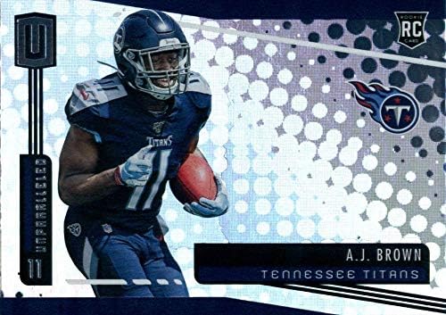2019 Panini sem paralelo 245 A.J. Brown RC Rookie Tennessee Titans NFL Football Trading Card