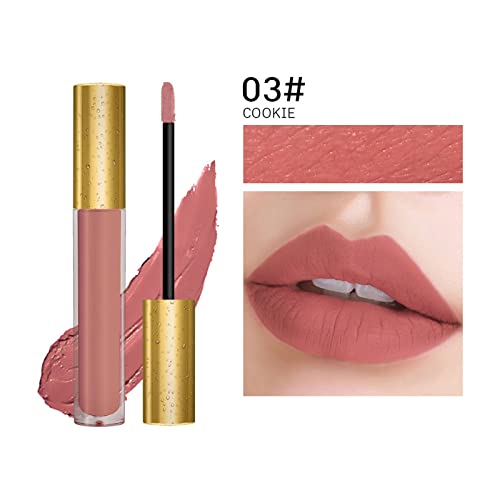 Jiusike Mattes Lip Glaze Long During D'água não fácil de copos de xícara de bato