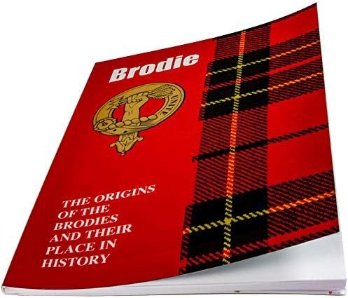 I Luv Ltd Brodie Ancestry Livreto Breve História das Origens do Livro da História da Família do Clã Escocês da Escócia Mini Livro