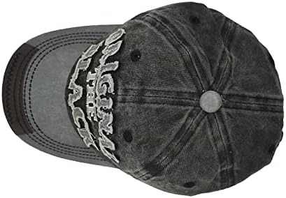 Original O boné de beisebol preto para homens Mulheres bordados de bordados ajustáveis ​​jeans lavados chapéu de moda de moda ao ar