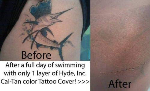 Ocultar tinta Tatuária Tatuagem Cobrir 4 x 6 - Cor Fair Color