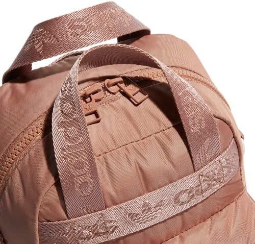 Adidas Originals Micro Mochila Small Mini Travel Bag, Strata de argila marrom/branco, um tamanho