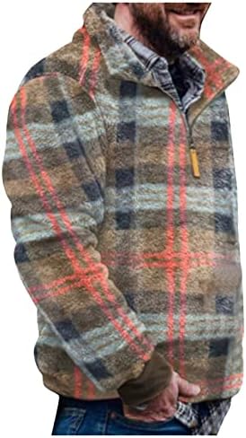 Sorto de lã xzhdd para masculino, casaco de suéter fofo e étnico de inverno