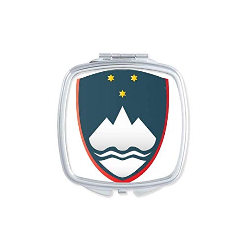Eslovênia Nacional Emblem Country Mirror Portátil Compact Pocket Maquia