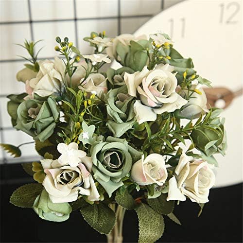 Flores artificiais, rosas falsas para buquês de casamento diy centerpieces peças de noiva decorações de casas