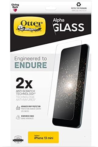 OtterBox Alpha Glass Screen Protector para iPhone 13 Mini - Limpo