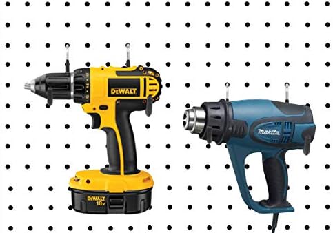 10 Pack Pegboard Power Tool Titular Pegboard Drill Drill title Utility Pegamento de serviço pesado ganchos de cabide para