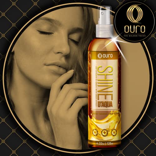 Ouro Shine d'Aqua Baseado na água seda | Brillo Daqua seda a base de Agua 4,2oz-125ml