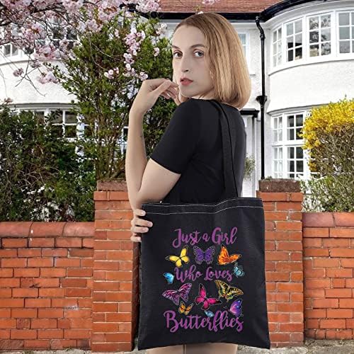 Levlo engraçado Butterfly Cosmetic Make Up Bag Animor Amante Presente Apenas uma garota que adora borboletas maquiagem