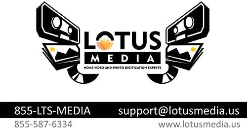 Lotus Media 10 Pack - Transferência de fitas de vídeo e digitalização para o serviço MP4