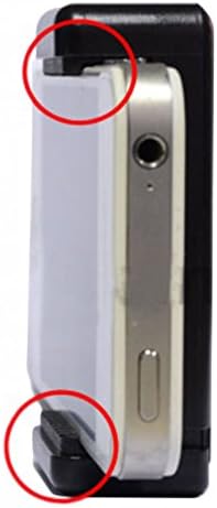 Adaptador de tripé do telefone celular, Wizgear Universal Smartphone Tripot Adaptador para smartphones menores como iPhone 6 5 5C 5S Samsung Galaxy S3 S4 Nexus 5 LG G3