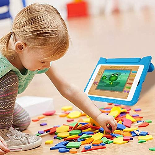 CAM-ULATA NOVO iPad Mini 5th Generation 2019 Case Kids Kids Durável Holoque Convertible Diferença Caso Protetor de Proteção Amigável de Crianças Com peso
