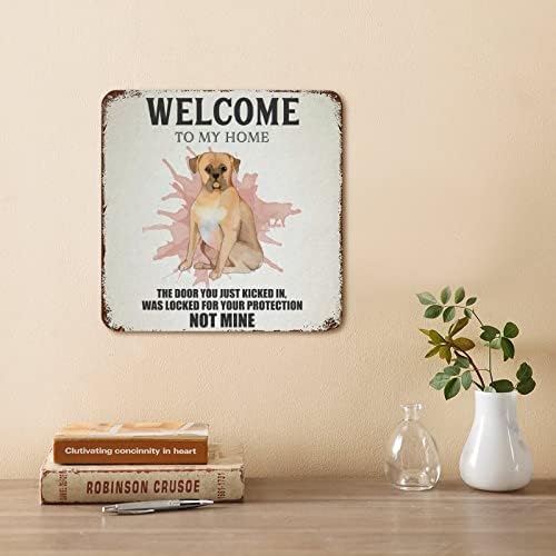 Funny Pet Dog Metal Tin Sign Pet Cog