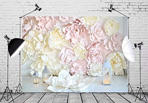 BELECO 5x3ft Fabric 3D Flor Flor Flower Wall Decoration for Holiday Party Phtography Backdrop para Birthday Shotoshoot Kids NewBown Photo Background Props