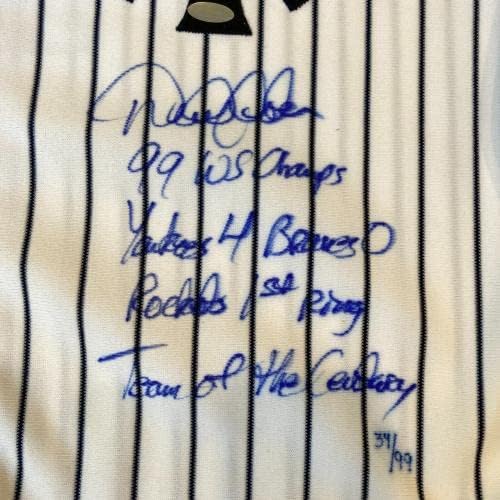 Derek Jeter Team of the Century assinou a Jersey Steiner da World Series da Yankees - Jerseys MLB autografadas