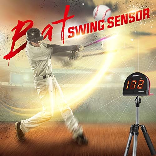 Radares de beisebol NetPlayz, equipamentos de treinamento de sensores de velocidade (armas de radar sem mãos, armas de velocidade