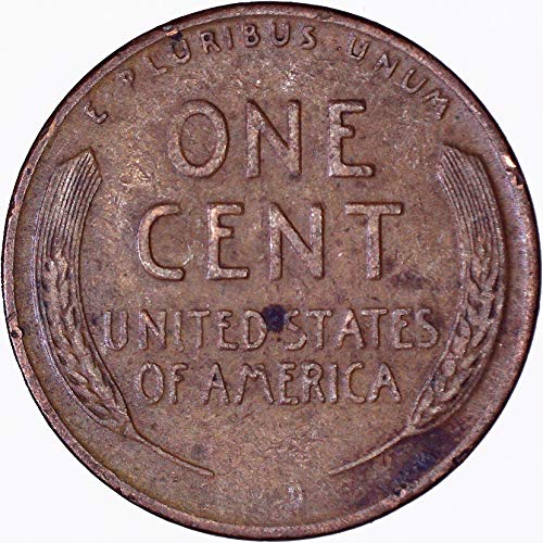 1937 Lincoln Wheat Cent 1C muito bom