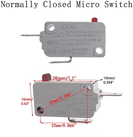 Interruptor de porta de forno de microondas gilístico e 20 amp 250v fusíveis de tempo lento atraso de tempo de cerâmica de 6x30mm