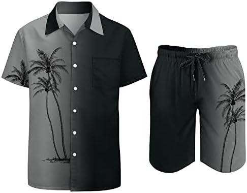 Roupas casuais xiloccer para homens roupas ocidentais inteligentes para homens suor calça férias praia de praia de manga curta