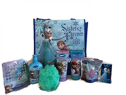 Disney Frozen Sisters Forever Bath and Beauty Set com bolsa de presente