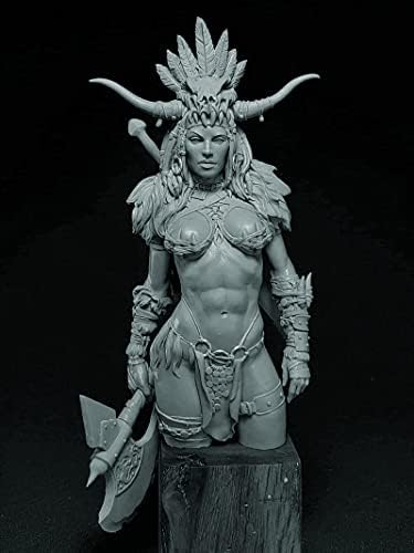 Goodmoel 1/10 Tribal Bárbaro Antigo Modelo de Busto de Resina Feminina / Soldado Não Monted Soldier Die Kit / LW-531