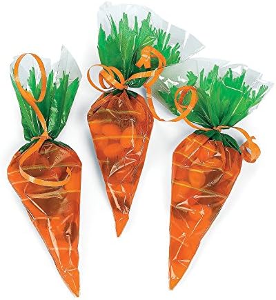 Bolsas de Goody em forma de cenoura