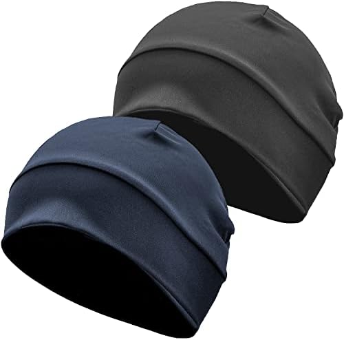 Caps de crânio de resfriamento para homens para homens, Mulheres, Lineador de capacete de 2 pacote Fino fino gorro
