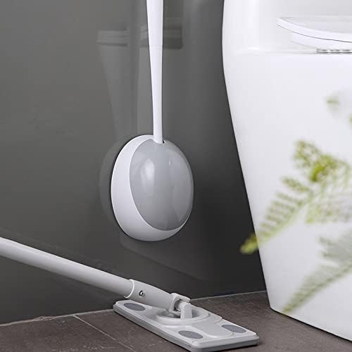 Escova de vaso sanitário vaso sanitário, escova de vaso sanitário de silicone para acessórios de vaso sanitário ferramentas de parede de escova de vaso sanitária