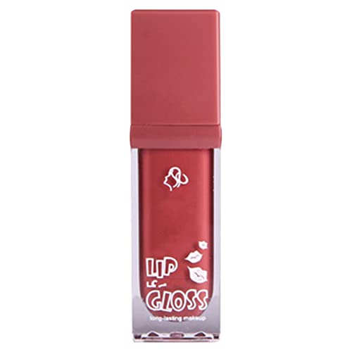 Uikceten Lip Gloss Velvet Lip Glaze Non Stick Copo duradouro Lip Glazes Makeup não desaparece lipstick de pigmento de alto batom de