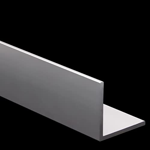 Ângulo de alumínio mssoomm 25 mm x 25 mm x 1210 mm de comprimento 3 mm de espessura 10pcs, 10 pacote 1 x 1 x 47,64