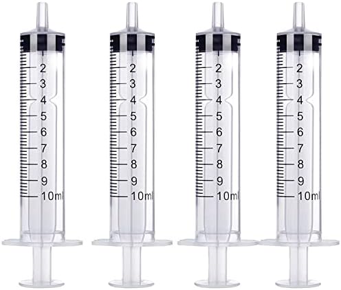 10ml/cc 20 embalagem seringa plástica sem agulha, selada individualmente, adequada para laboratórios científicos, rega, reabastecimento,