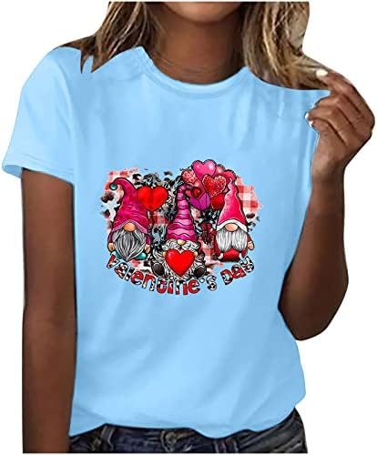 Ladies Fall Summer Summer Top de manga curta Roupas Fashion Fashion Crewneck Cotton Lounge Blouse camiseta para meninas PQ PQ