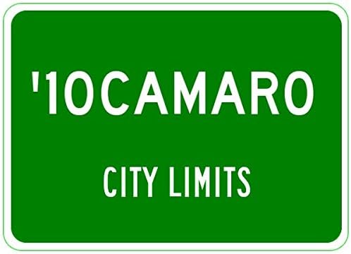 2010 10 Chevy Camaro Aluminum City Limit Sign - 12 x 18 polegadas