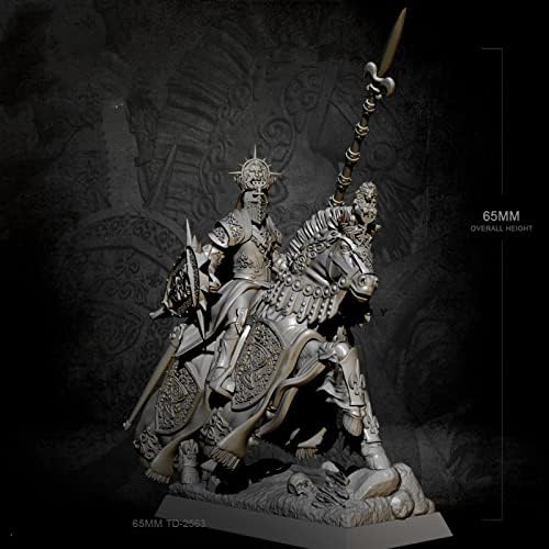 Goodmoel H65mm Kit de figura de resina templária antiga, miniaturas desmontadas e sem pintura / XK-1853