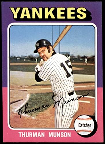1975 Topps # 20 Thurman Munson New York Yankees Ex/Mt+ Yankees