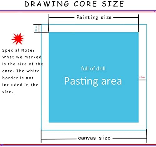 Kits de pintura de diamante para adultos, Gardenia diamante arte infantil tinta 5d iniciante em números, broca completa redonda de diamante gemas de cristal suprimentos de arte para decoração de parede em casa, 32x88in