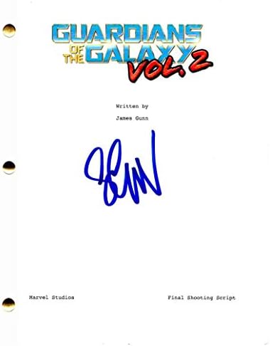 Seth Green assinou autógrafos - Guardiões do Galaxy Vol 2 Script de filme completo - Chris Pratt, Bradley Cooper, Zoe