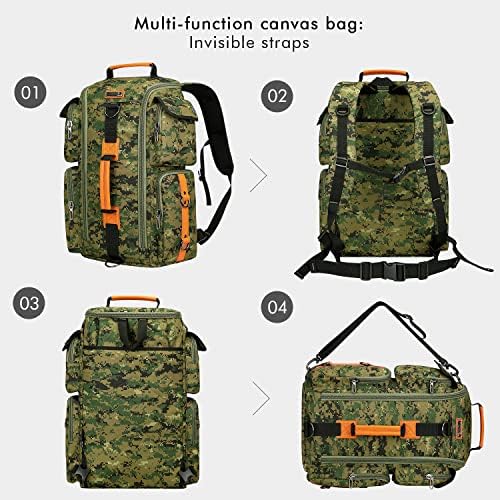 Witzman Digital Camo Mackpack para homens Continua a mochila Bag de grande capacidade Laptop Mackpack 17 polegadas